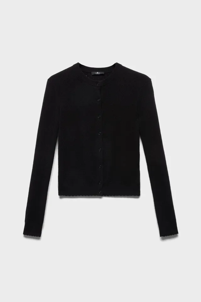 7-for-all-mankind-pointelle-cardigan-cashmere-coal-damen image 1