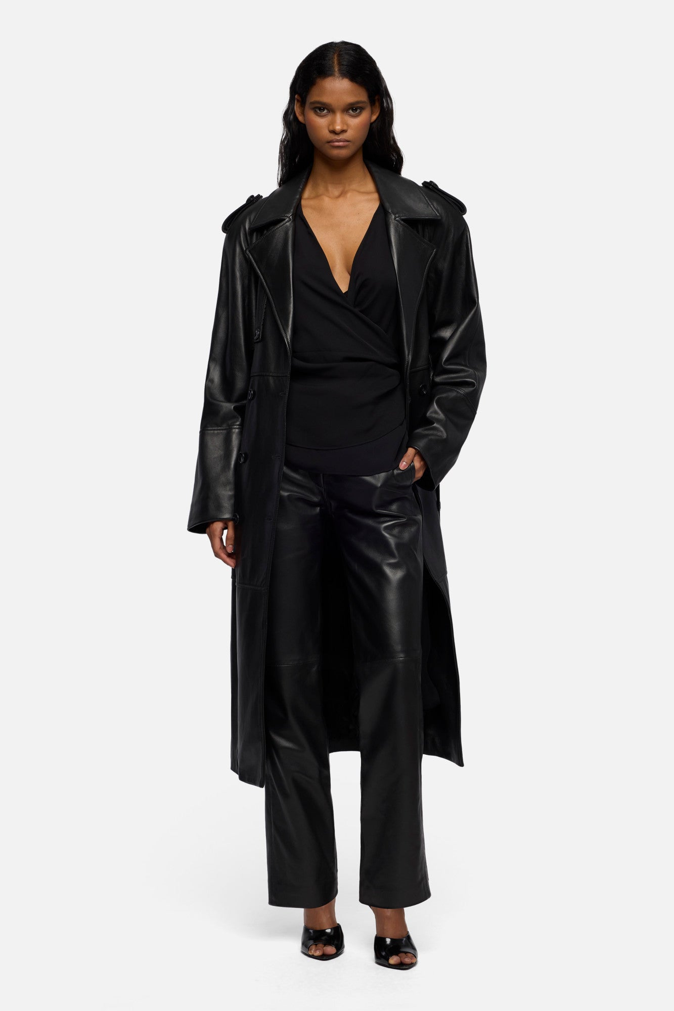 7-for-all-mankind-stovepipe-lederhose-black-high-waist image 2