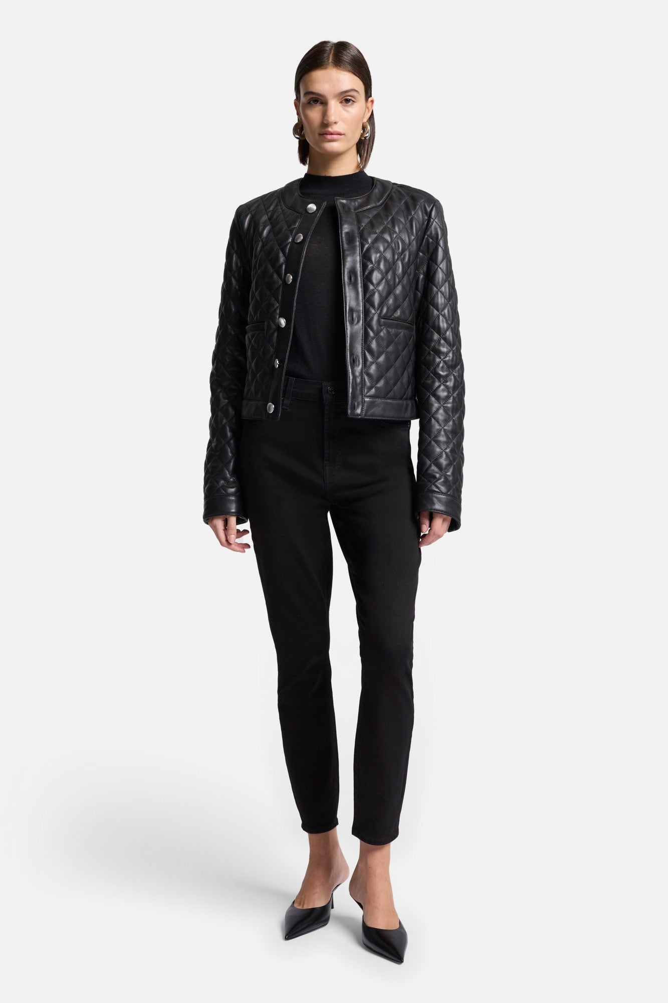 7-for-all-mankind-quilted-leather-jacket-damen-lederjacke-black image 1
