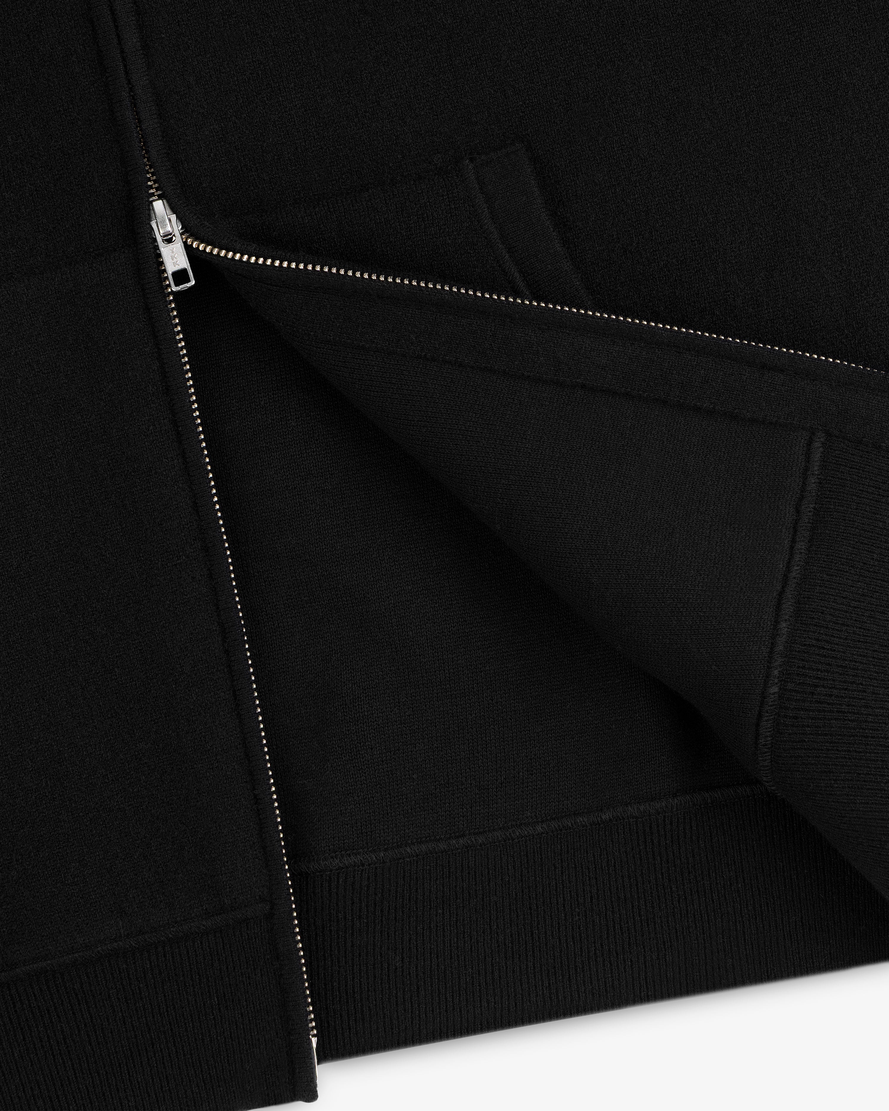 aim-leon-dore-full-zip-pavilion-cashmere-hoodie-schwarz image 4