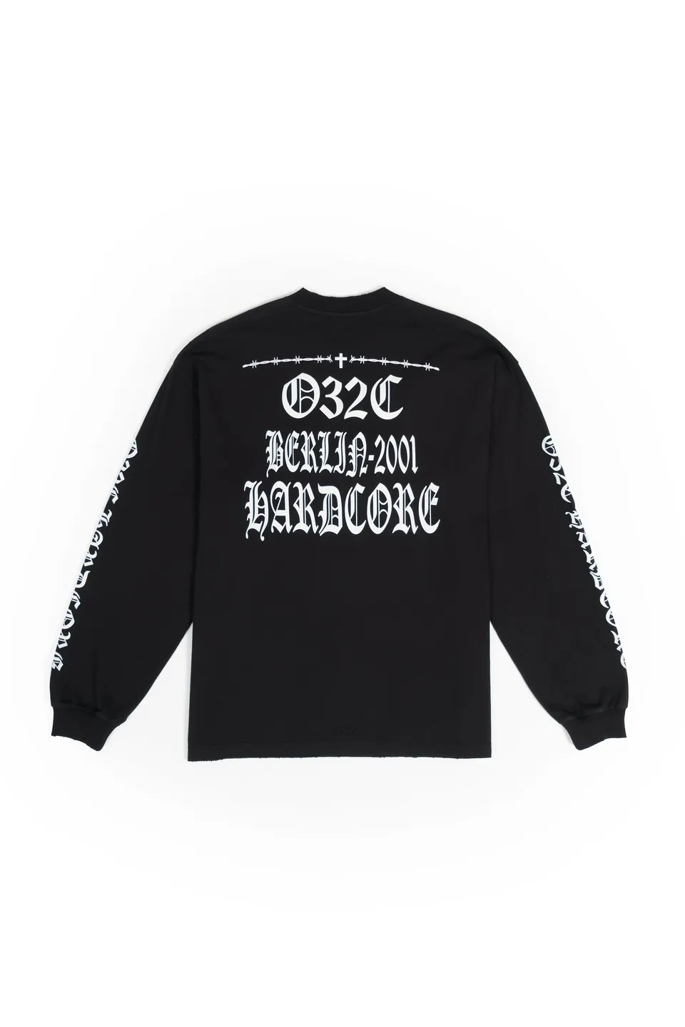 032c-hardcore-since-2001-longsleeve-print-schwarz image 1