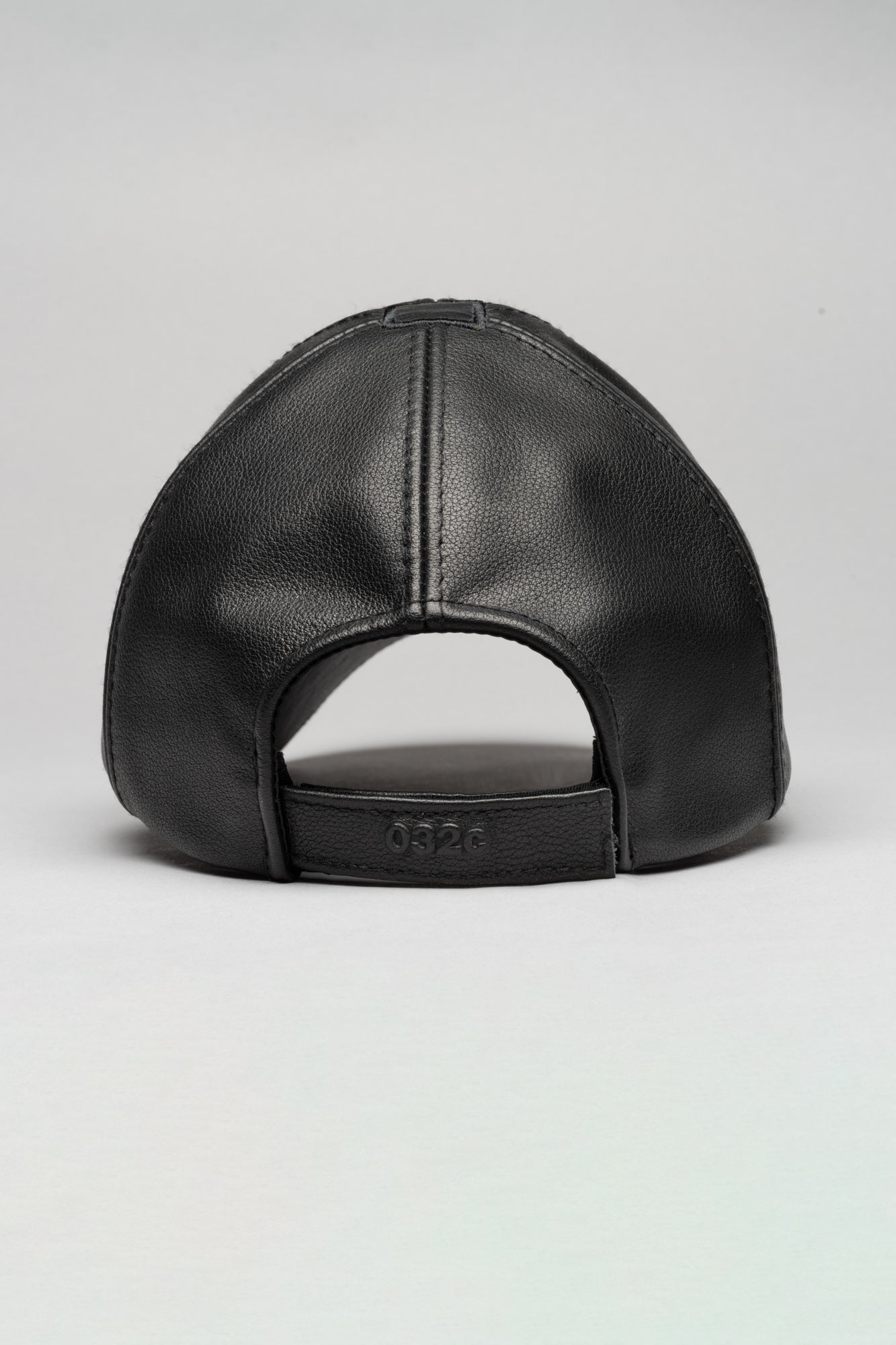 032c-leather-cap-6-panel-baseballkappe-kalbsleder image 4