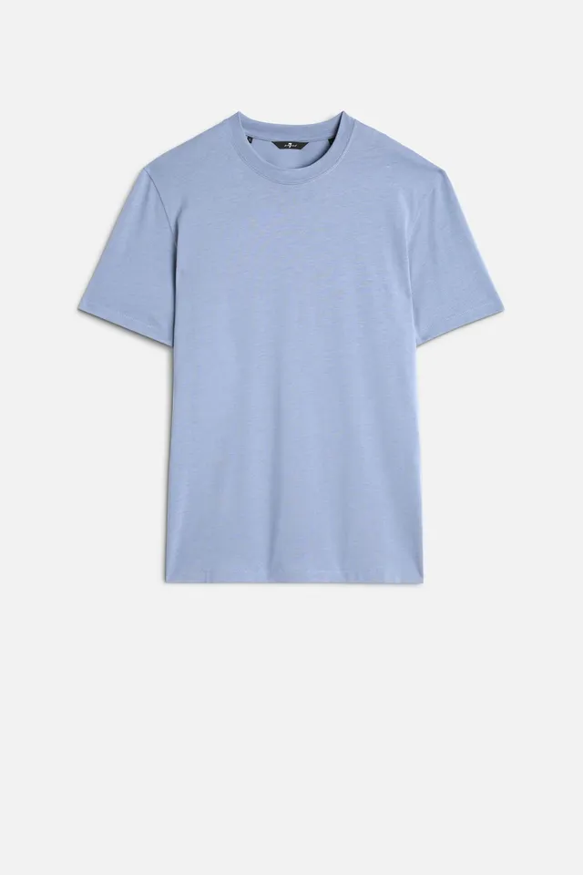 7-for-all-mankind-lyocell-crewneck-t-shirt-slate-blue image 1