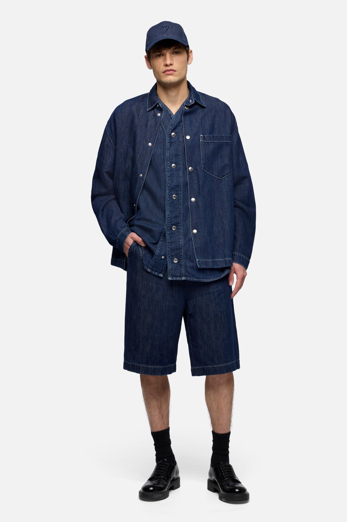 7-for-all-mankind-overshirt-indigo-linen-nocturnal-herren image 2