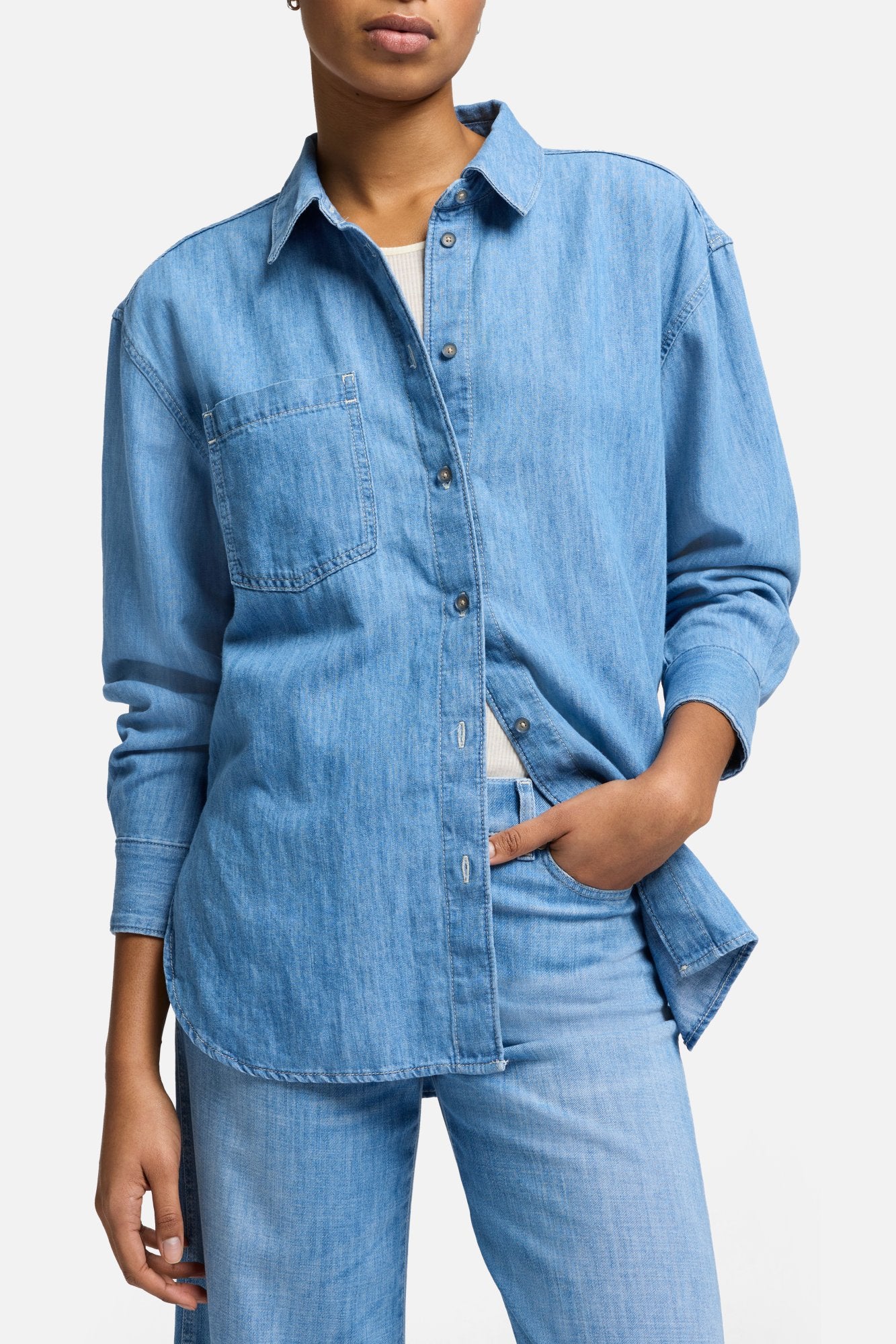 7-for-all-mankind-indigo-linen-easy-shirt-icy-hemdbluse image 4
