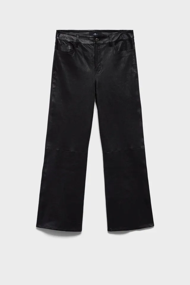 7-for-all-mankind-cropped-boot-leder-black-damen-lederhose-schwarz image 1