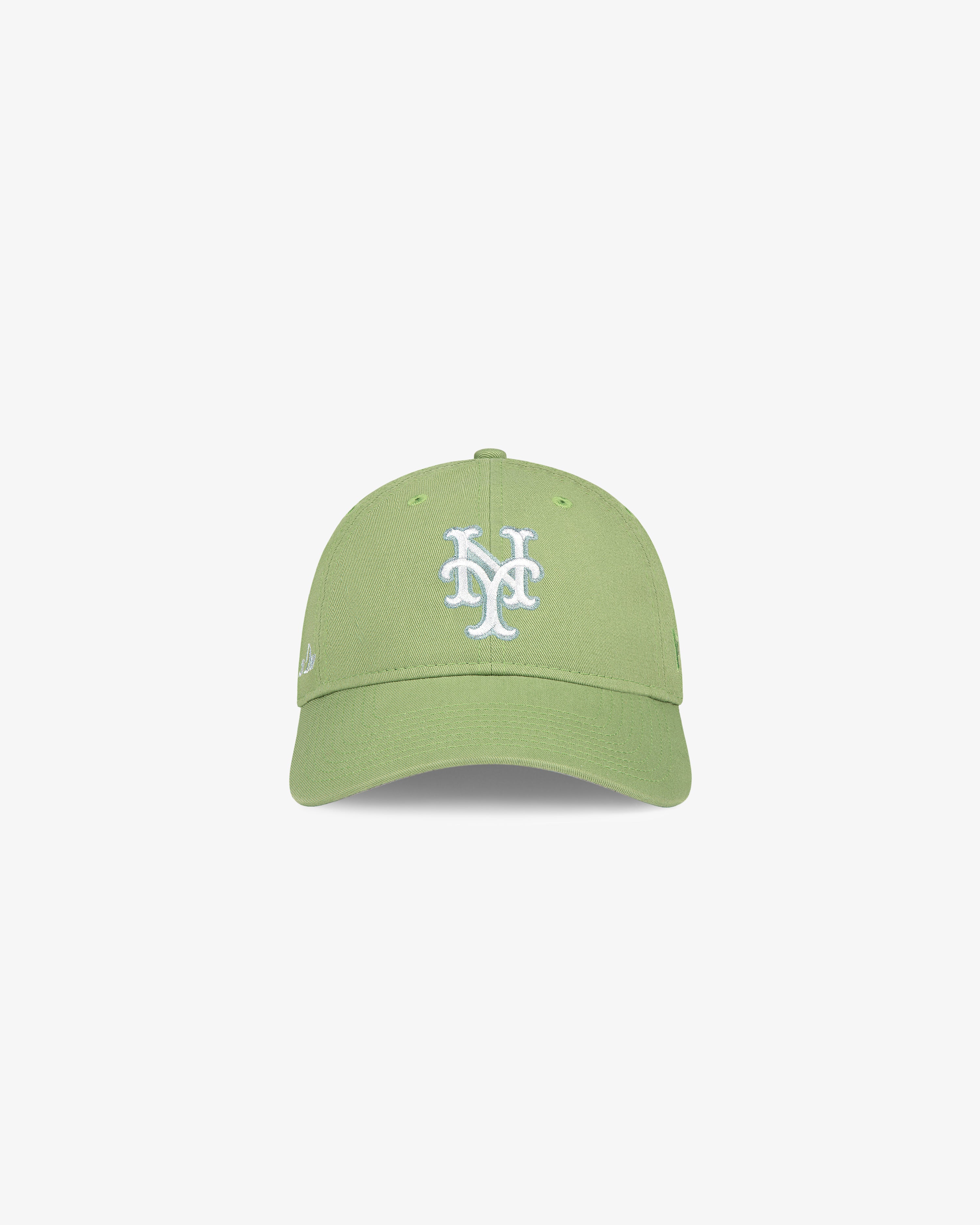 aim-leon-dore-x-new-era-mets-ballpark-hat-gr-n-strapback image 2