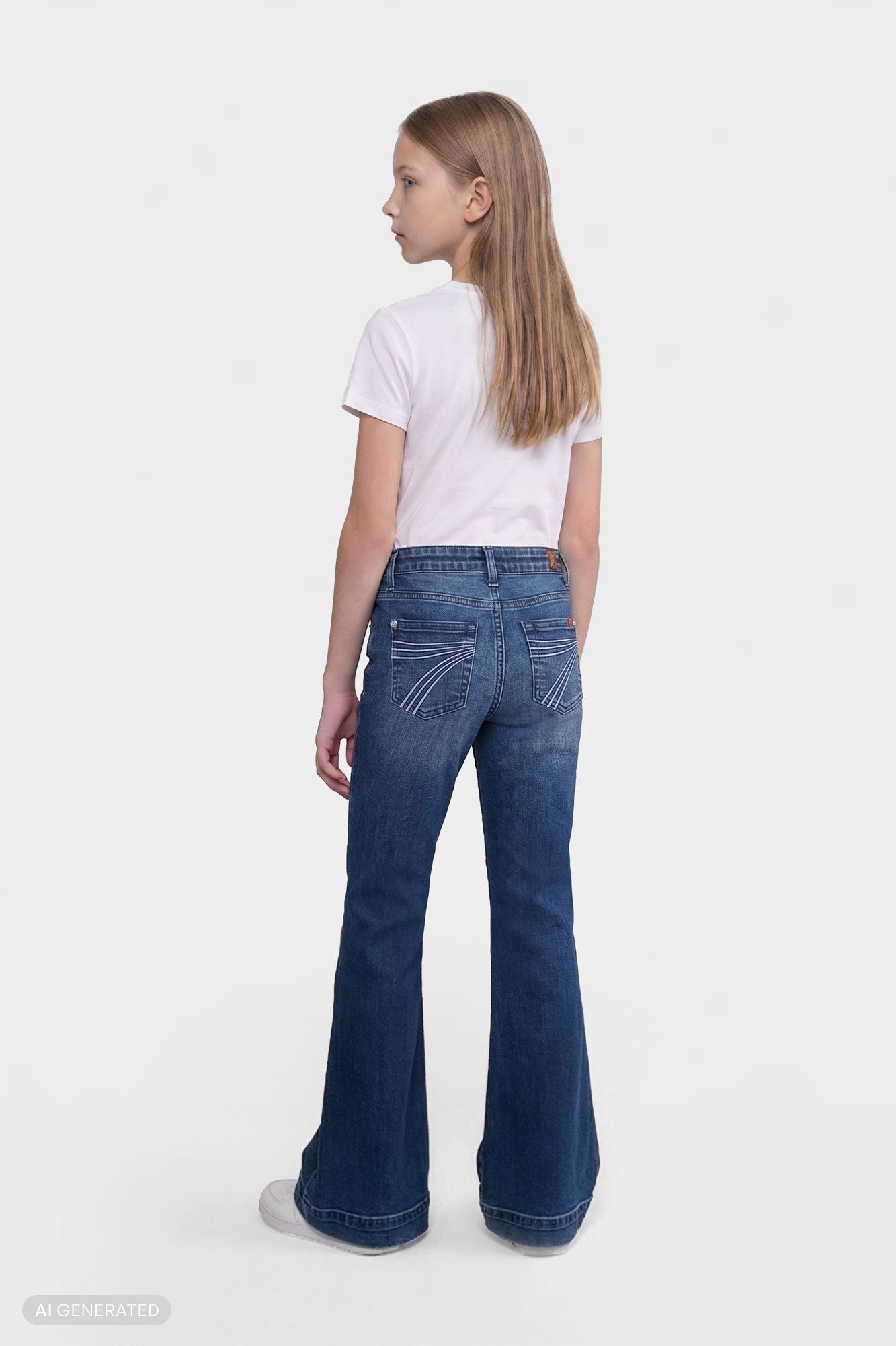 7-for-all-mankind-girls-mini-dojo-flare-jeans-slim-illusion-lake-blue image 5