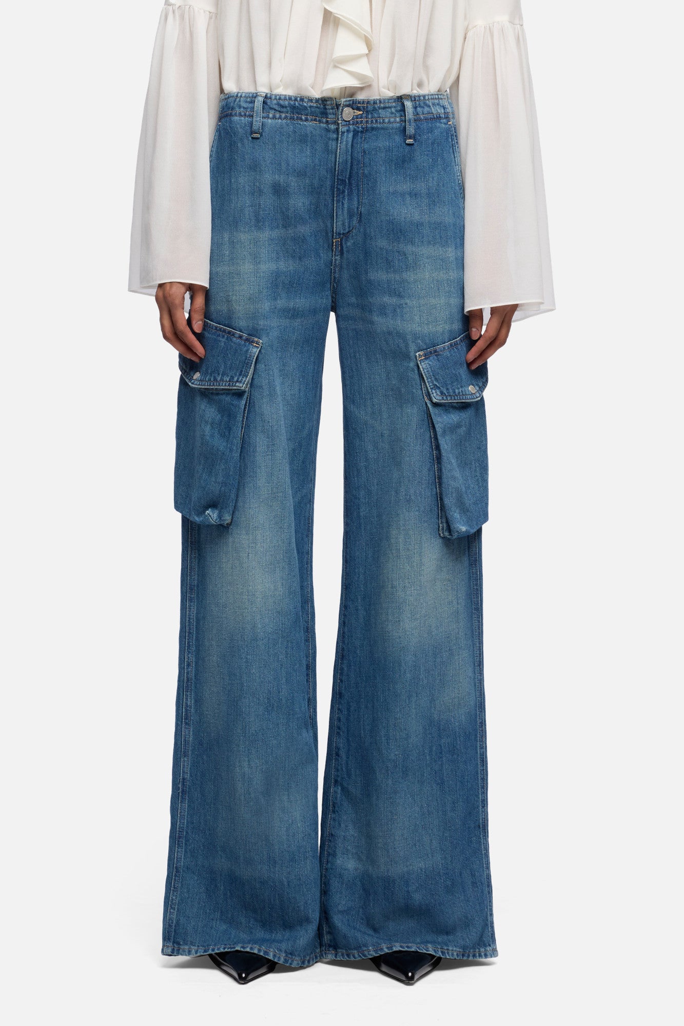 7-for-all-mankind-cargo-lotta-jeans-wide-leg-indigo-linen-ocean-mist image 3