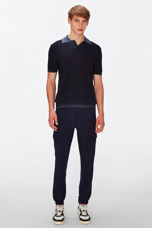 7-for-all-mankind-cargo-chino-luxe-performance-knit-navy-herren image 1