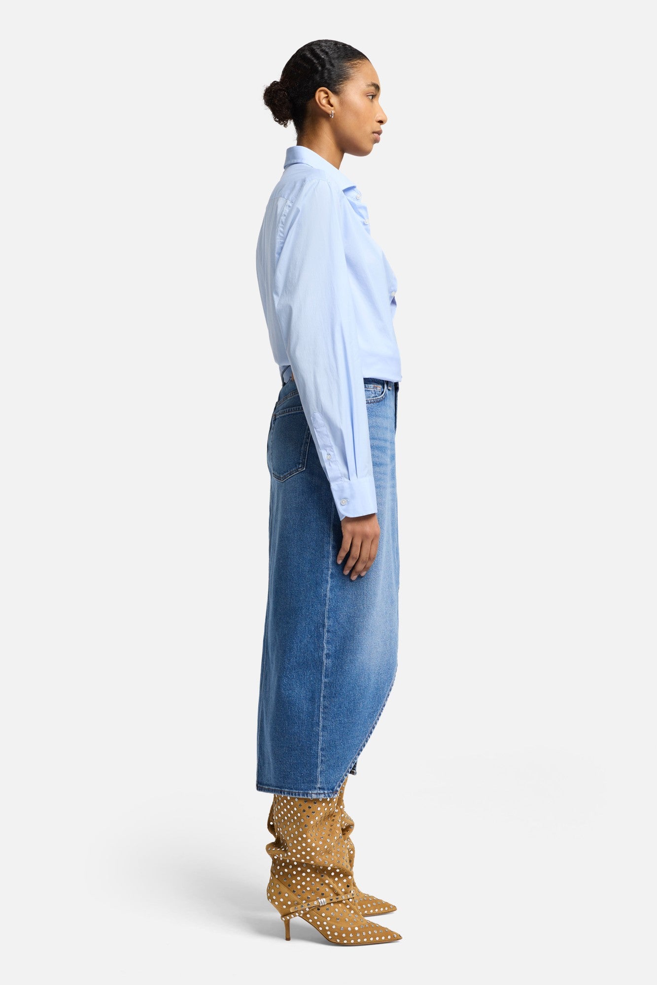 7-for-all-mankind-libby-denim-slit-skirt-jeansrock-in-weekend image 6