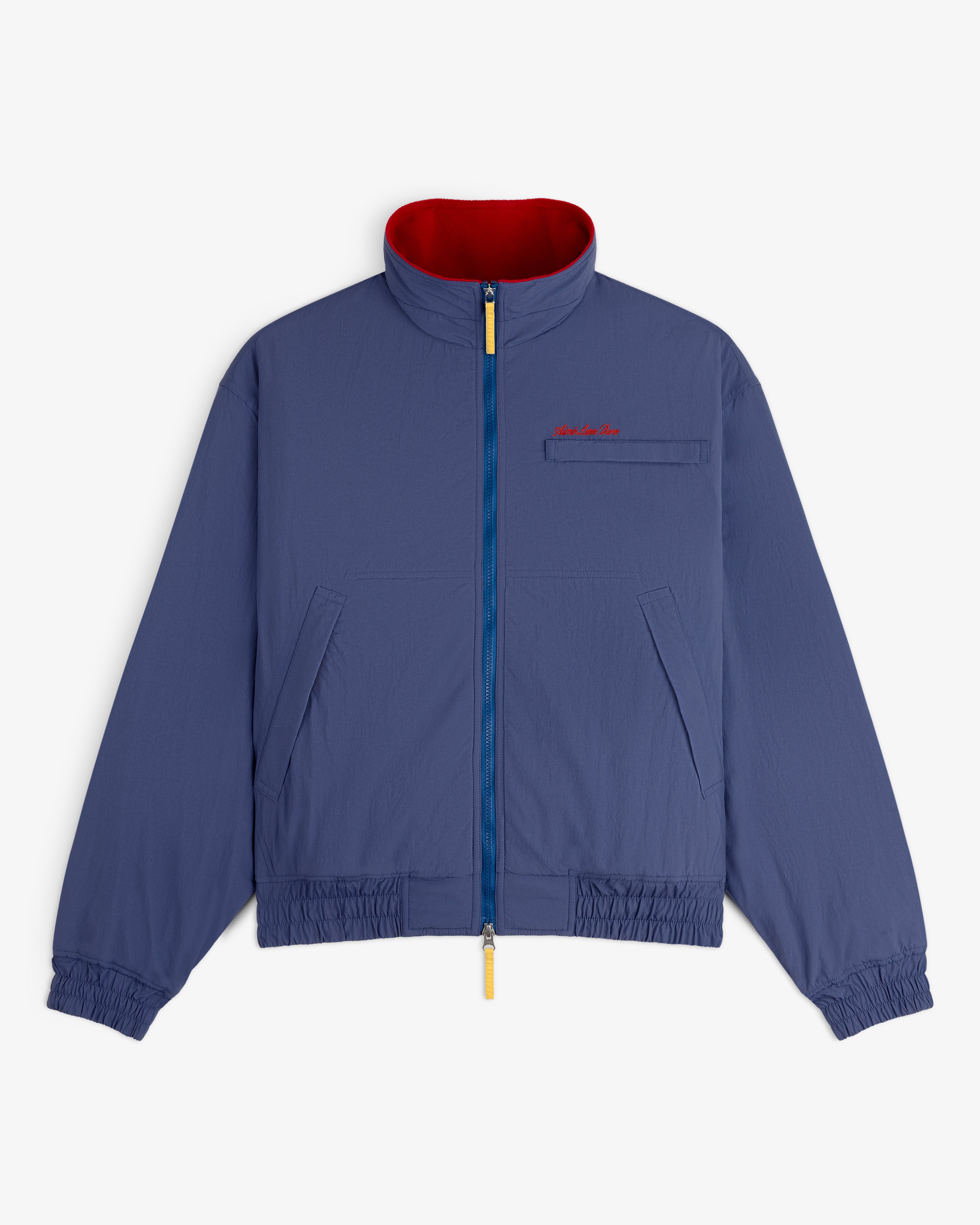 aim-leon-dore-fleece-lined-sport-windbreaker-blau image 2