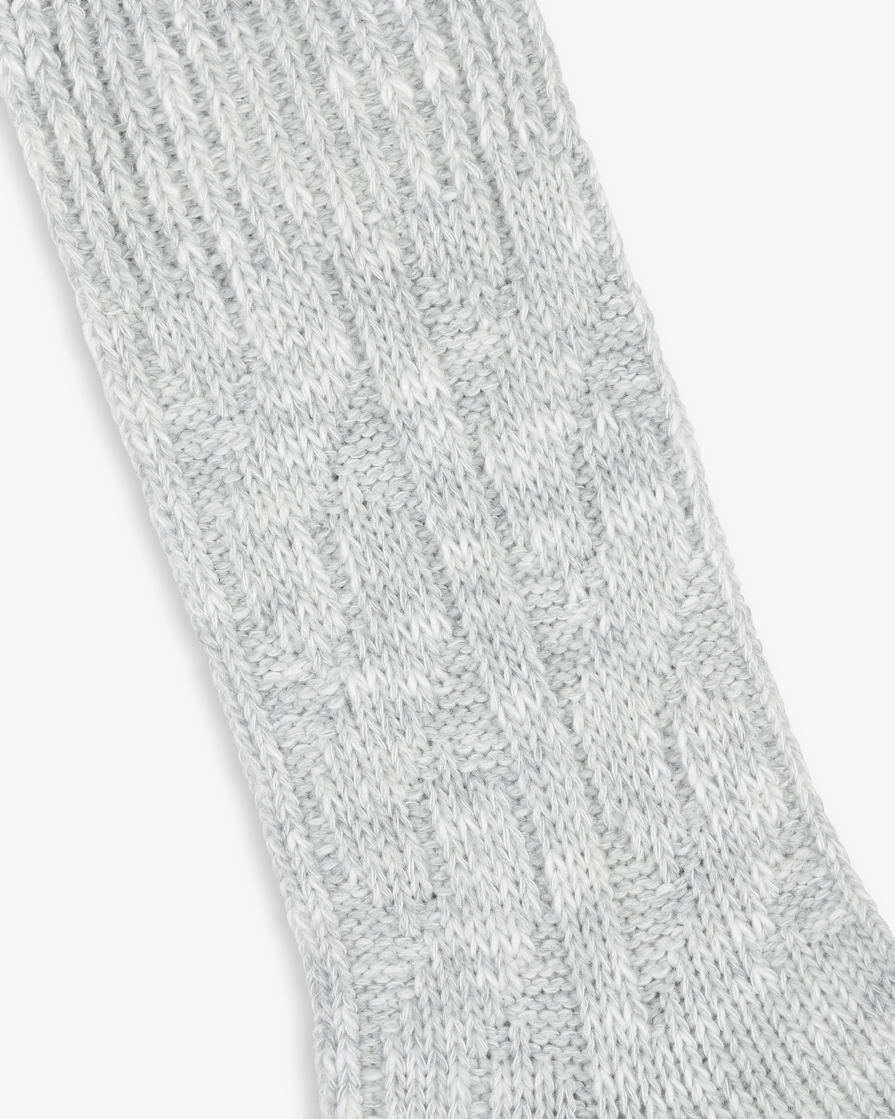 aim-leon-dore-cable-knit-hiking-sock-graue-wandersocken image 3