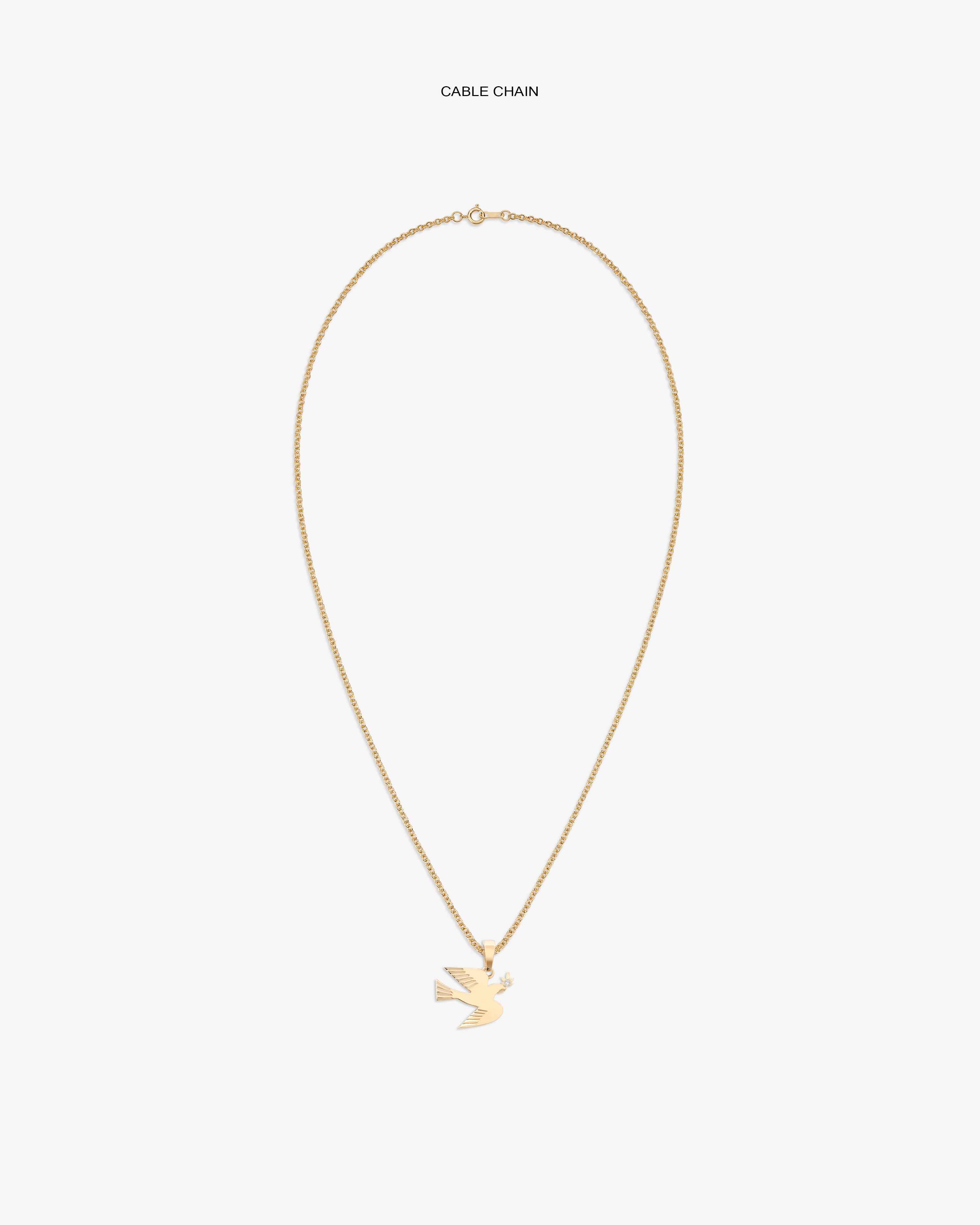 aim-leon-dore-14kt-gold-dove-anh-nger-mit-diamant image 8