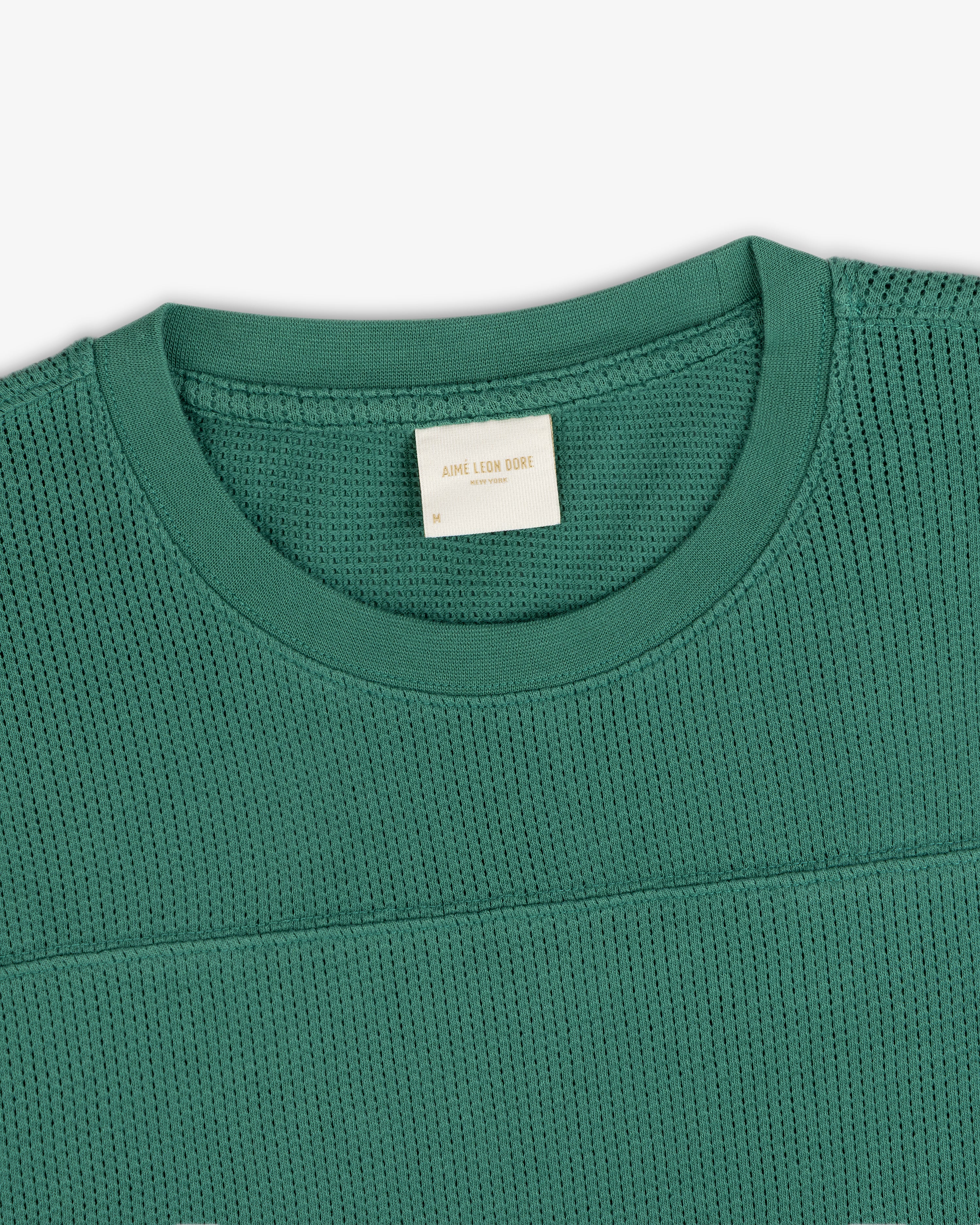 aim-leon-dore-long-sleeve-mesh-football-tee-gr-n image 3