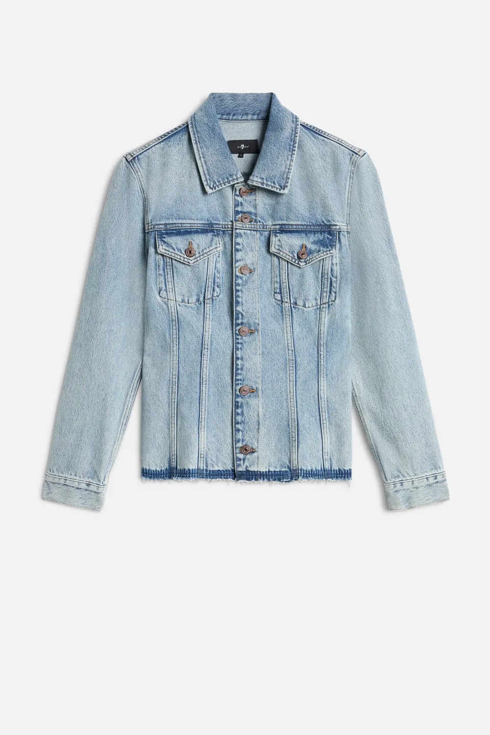 7-for-all-mankind-cinched-trucker-jacket-mankind-blue-erosion image 1