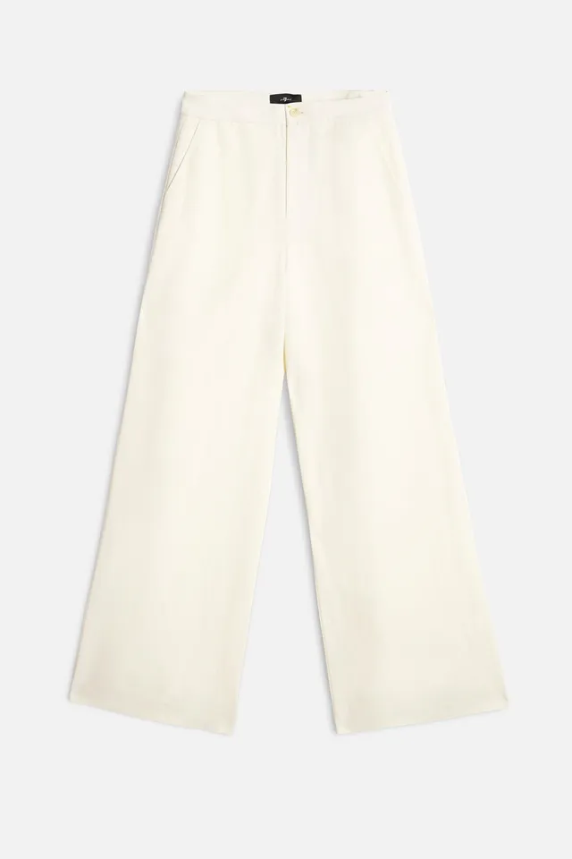 7-for-all-mankind-classic-linen-pant-damen-ivory image 1