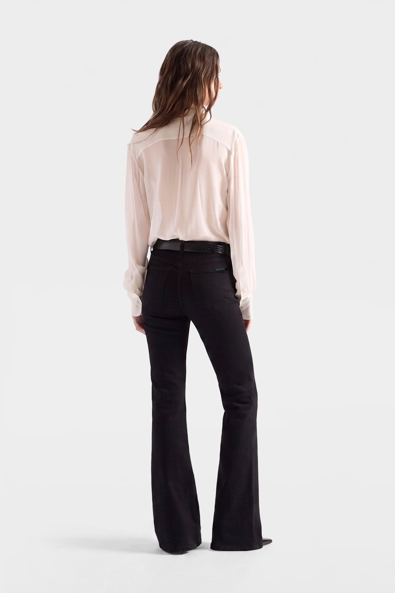 7-for-all-mankind-lisha-slim-illusion-soho-night-damen-flare-jeans-schwarz image 5