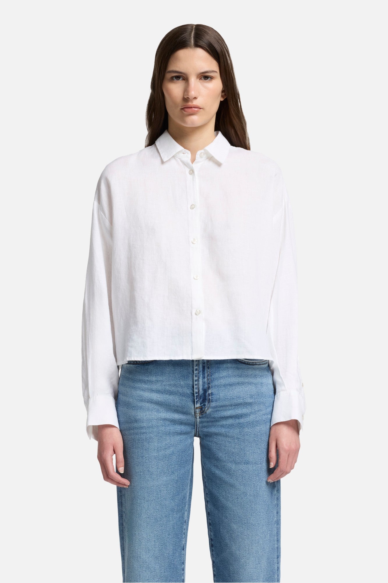 7-for-all-mankind-linen-cropped-hemd-optical-white image 3