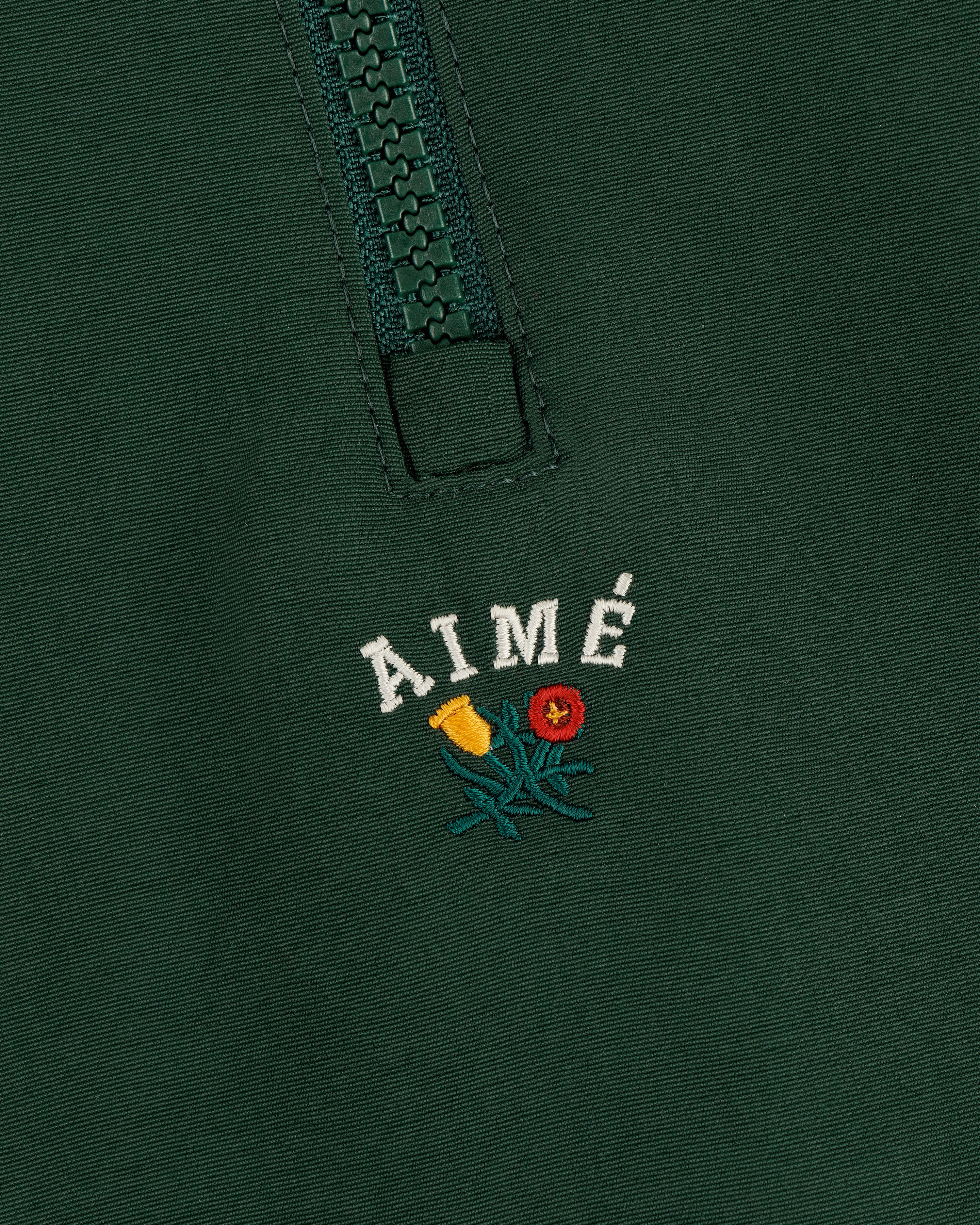 aim-leon-dore-crest-nylon-half-zip-pullover-gr-n image 7