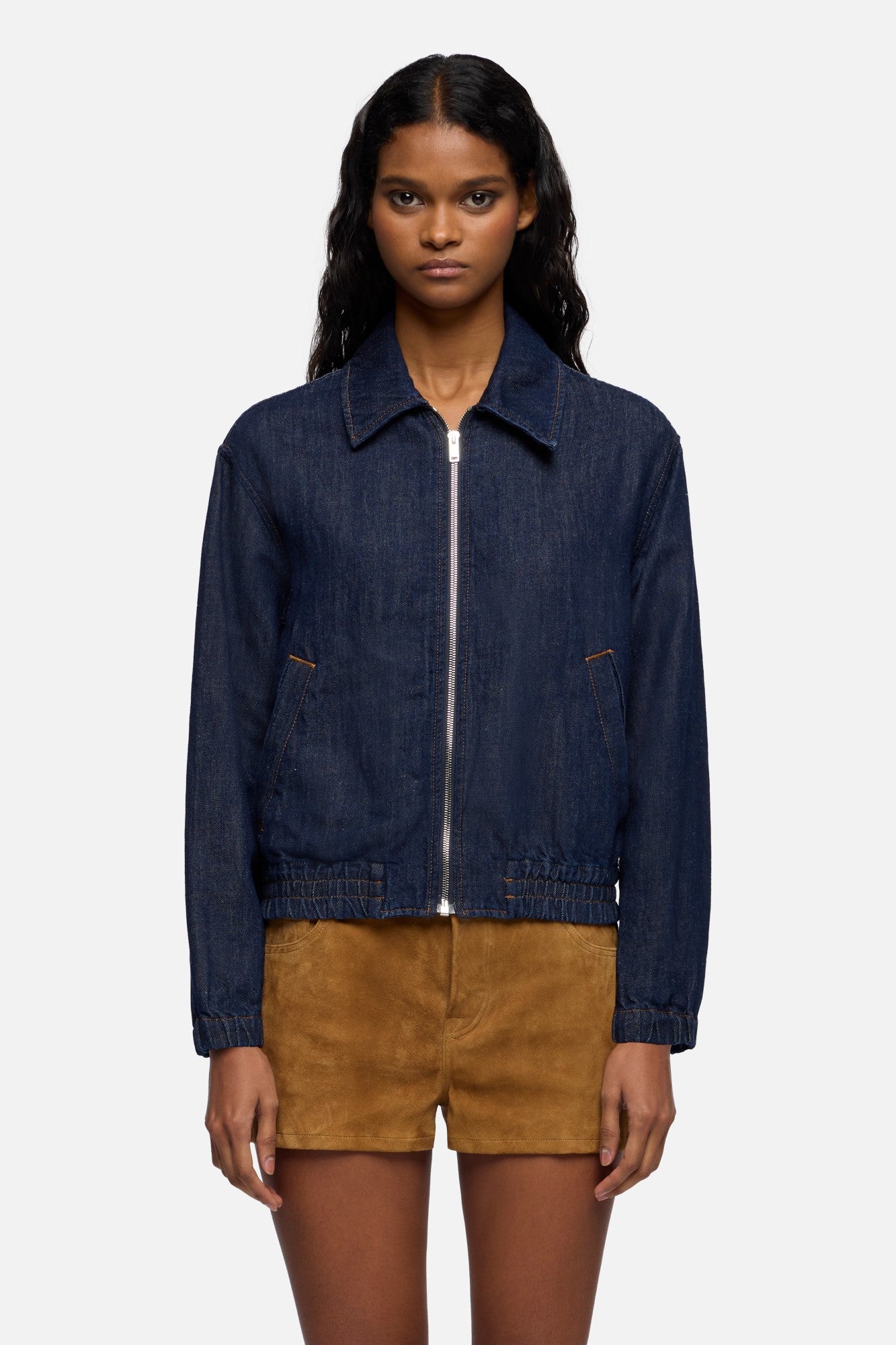 7-for-all-mankind-bomber-jacket-indigo-linen-blossom-damen image 3