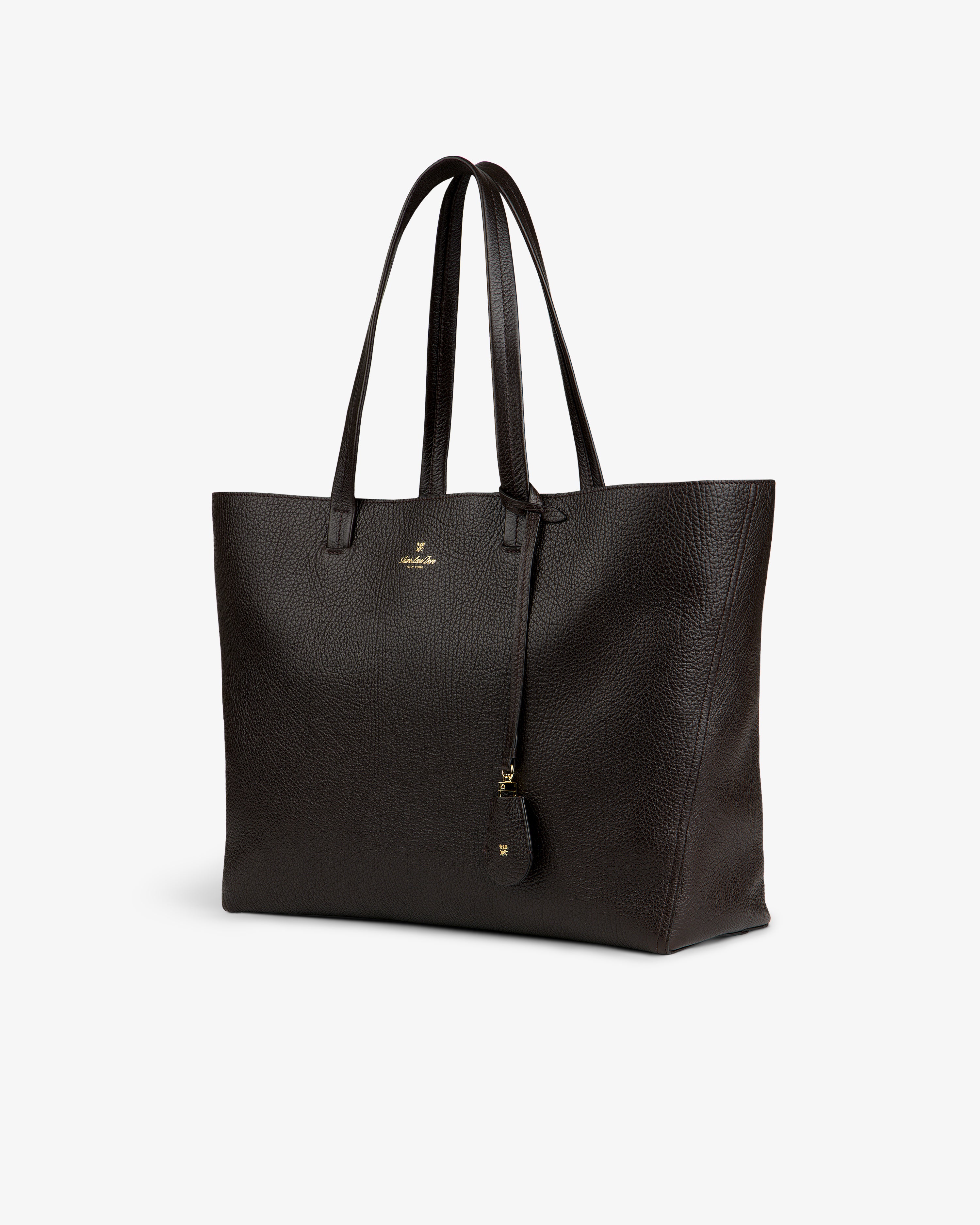 aim-leon-dore-tumbled-leather-tote-bag-braune-ledertasche-aus-italien image 3