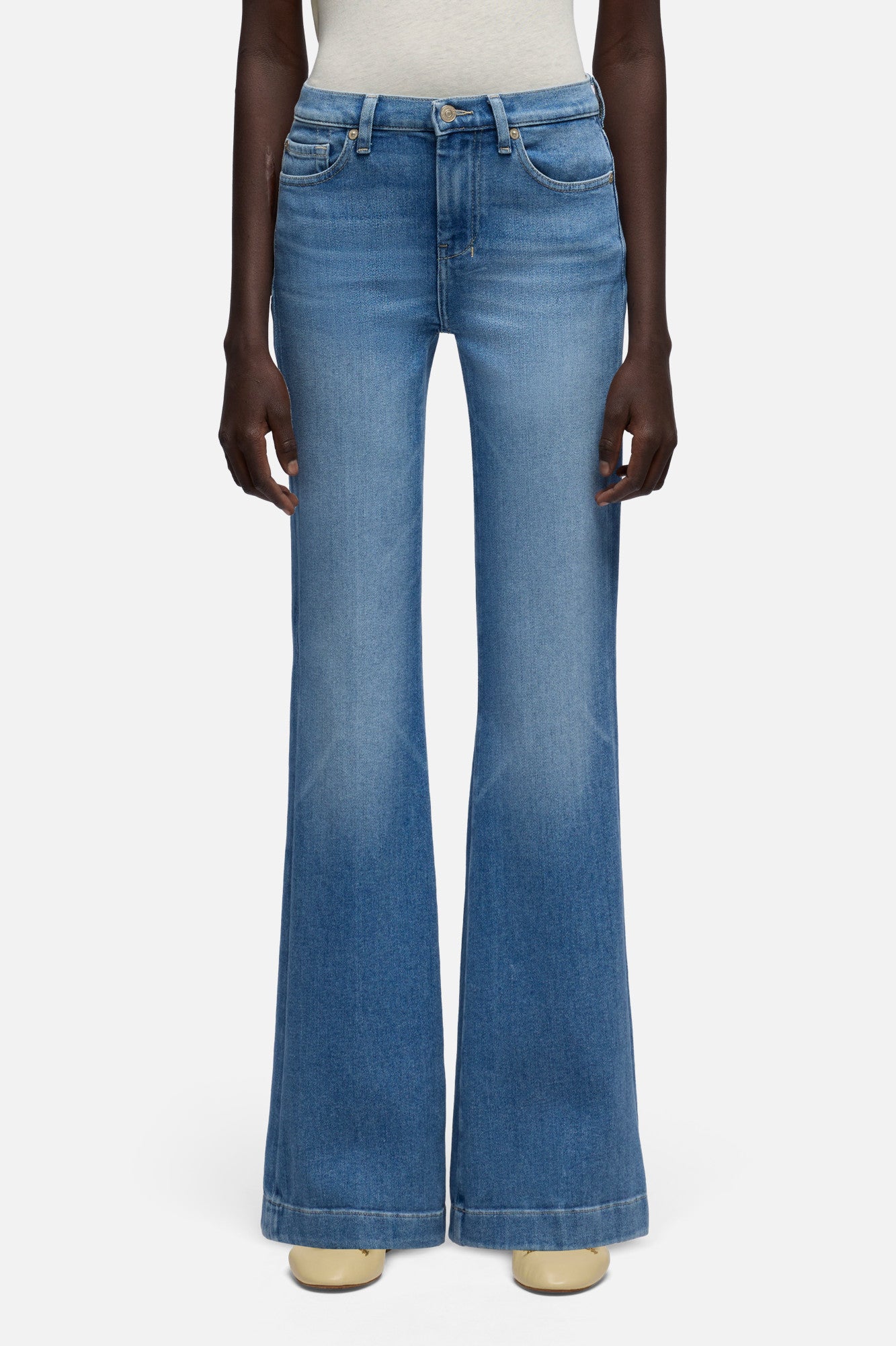 7-for-all-mankind-dojo-flare-jeans-bluehaven-damen image 3