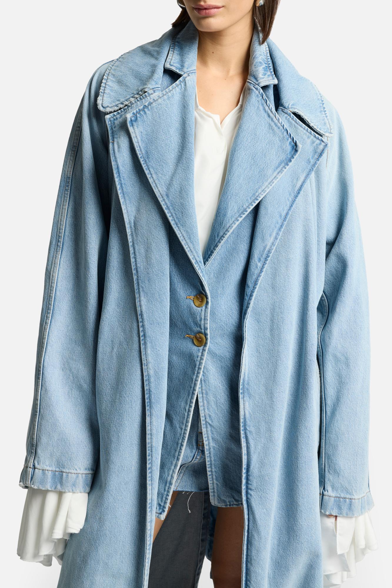 7-for-all-mankind-denim-trench-coat-bleach-damen image 7