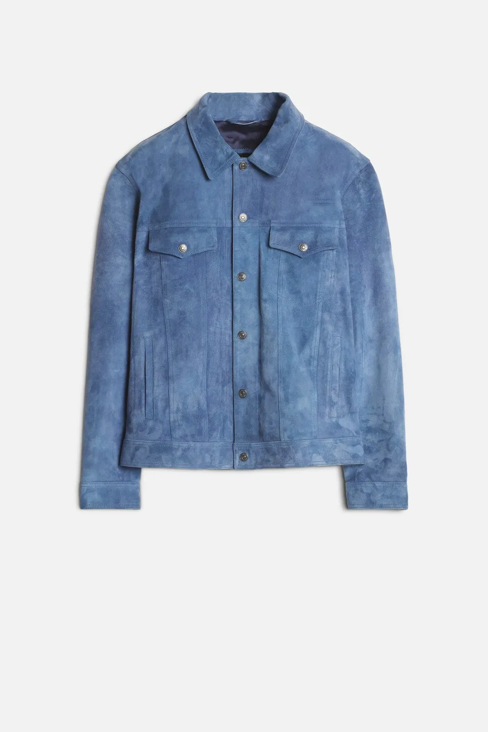 7-for-all-mankind-suede-trucker-jacket-dusty-blue-herren-lederjacke image 1