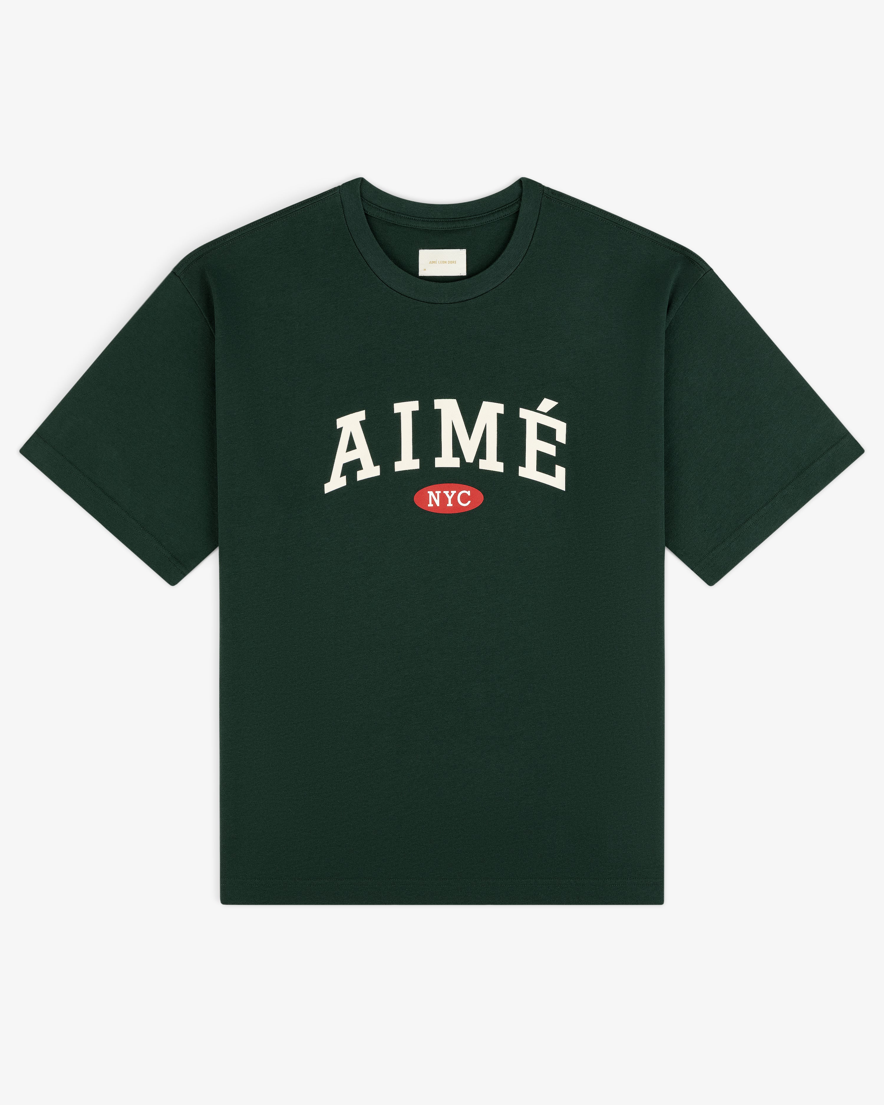 aim-leon-dore-souvenir-tee-t-shirt-gr-n-boxy-fit image 2
