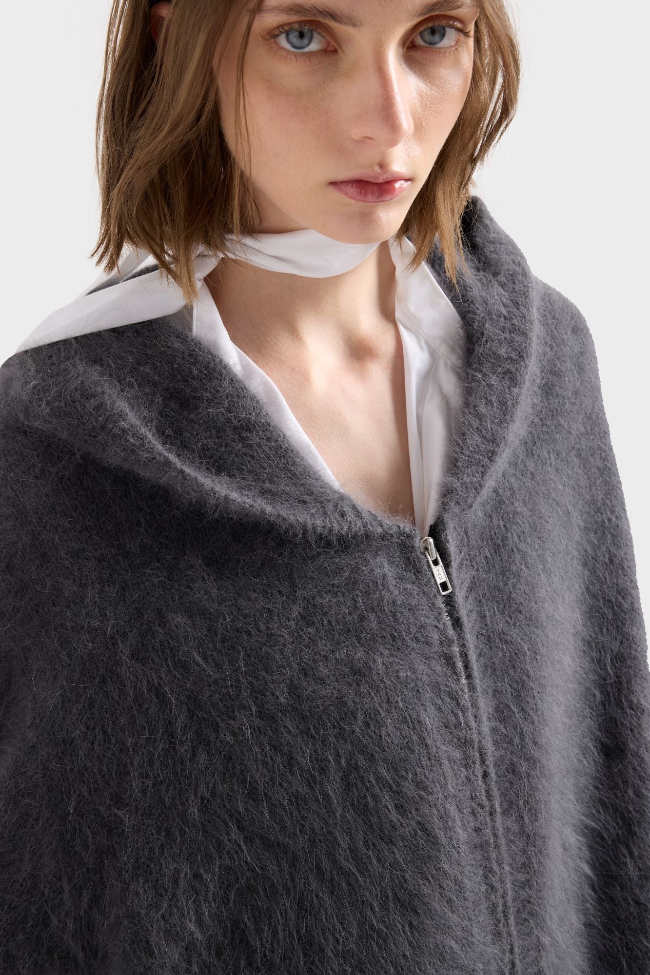 7-for-all-mankind-fuzzy-zip-hoodie-alpaca-blend-stone-damen-hoodie image 4