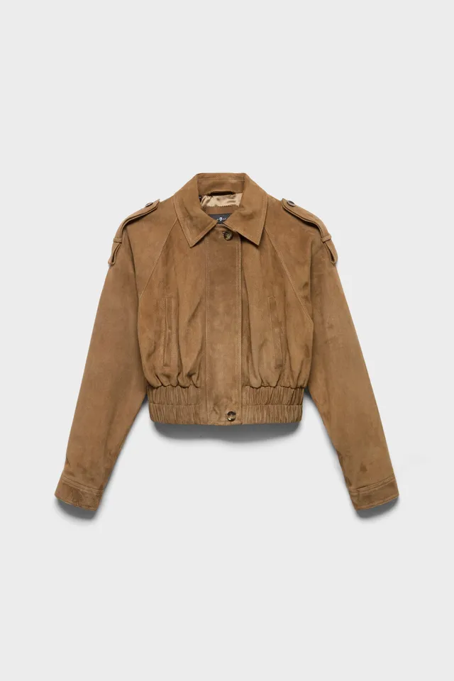 7-for-all-mankind-aviator-jacket-suede-chestnut-bomber-damen image 1
