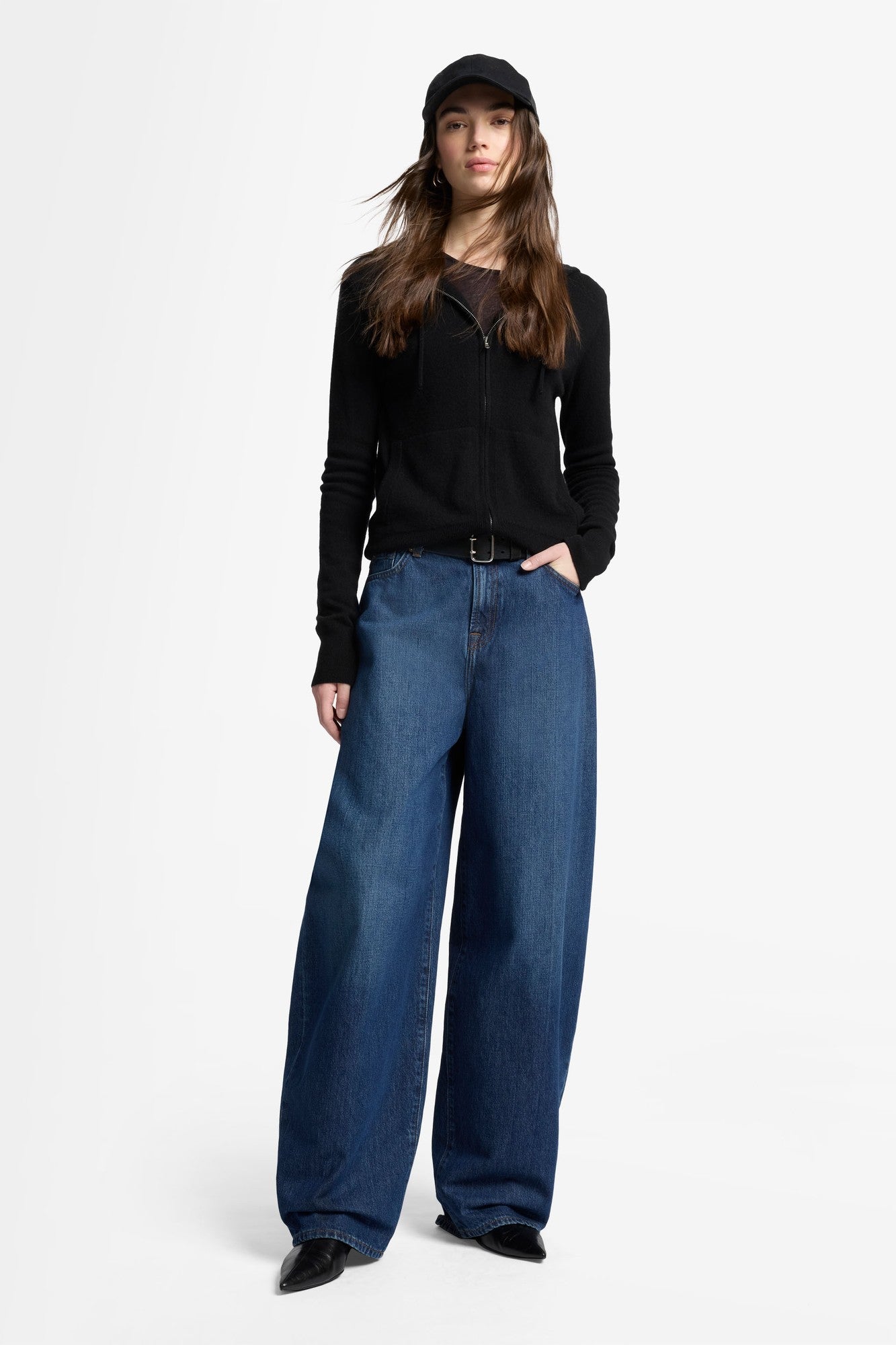 7-for-all-mankind-balloon-barrel-jeans-damen-radar-dunkelblau image 7