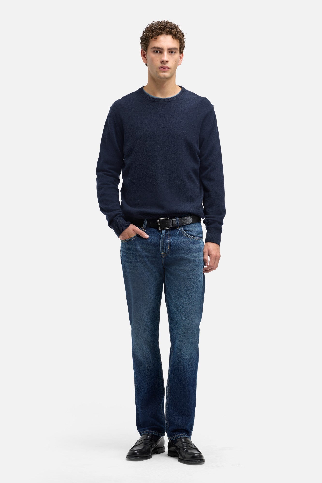 7-for-all-mankind-the-straight-herren-jeans-dark-blue-wash image 2