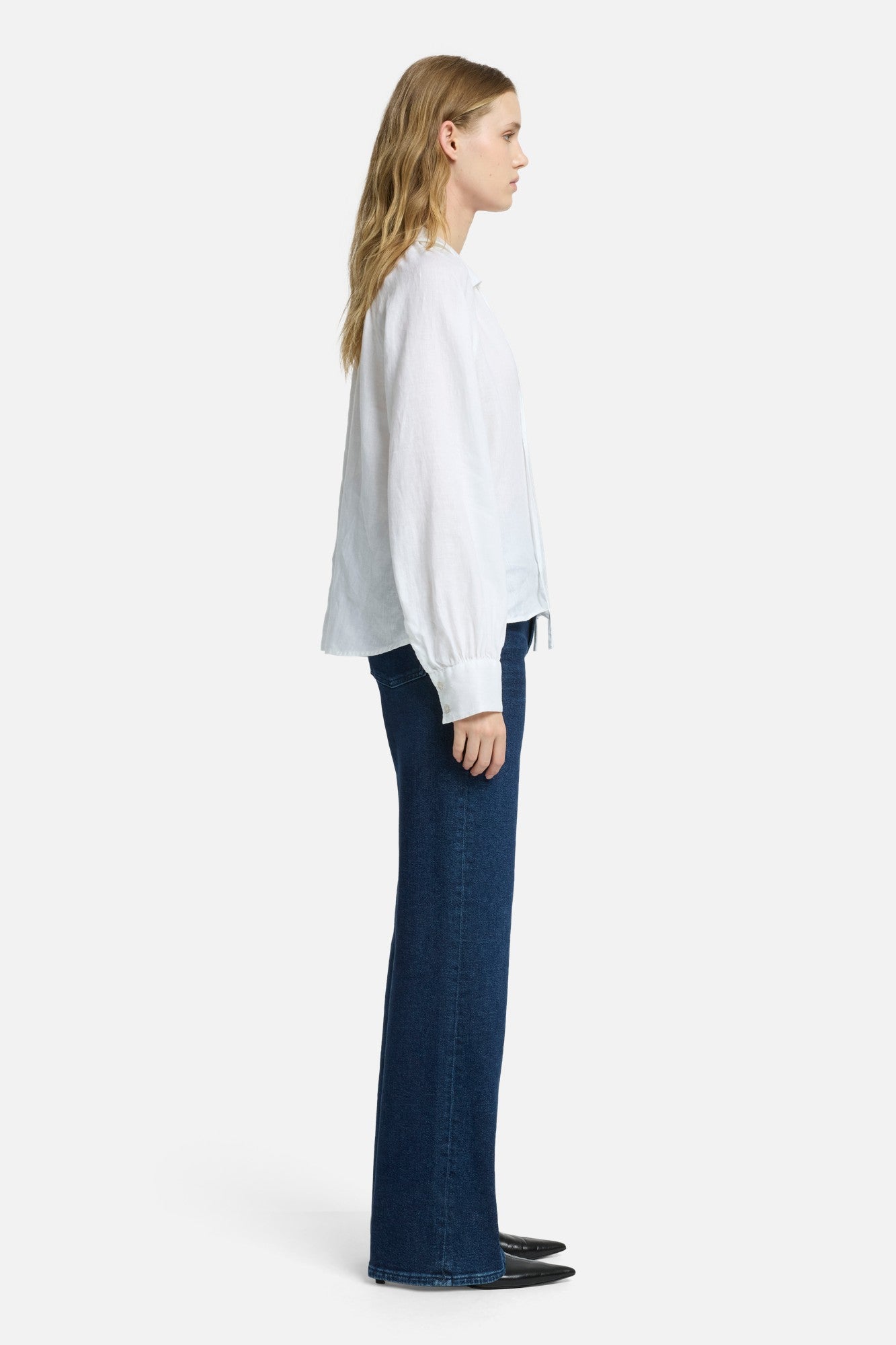 7-for-all-mankind-tie-neck-linen-blouse-optical-white-damen-bluse image 6