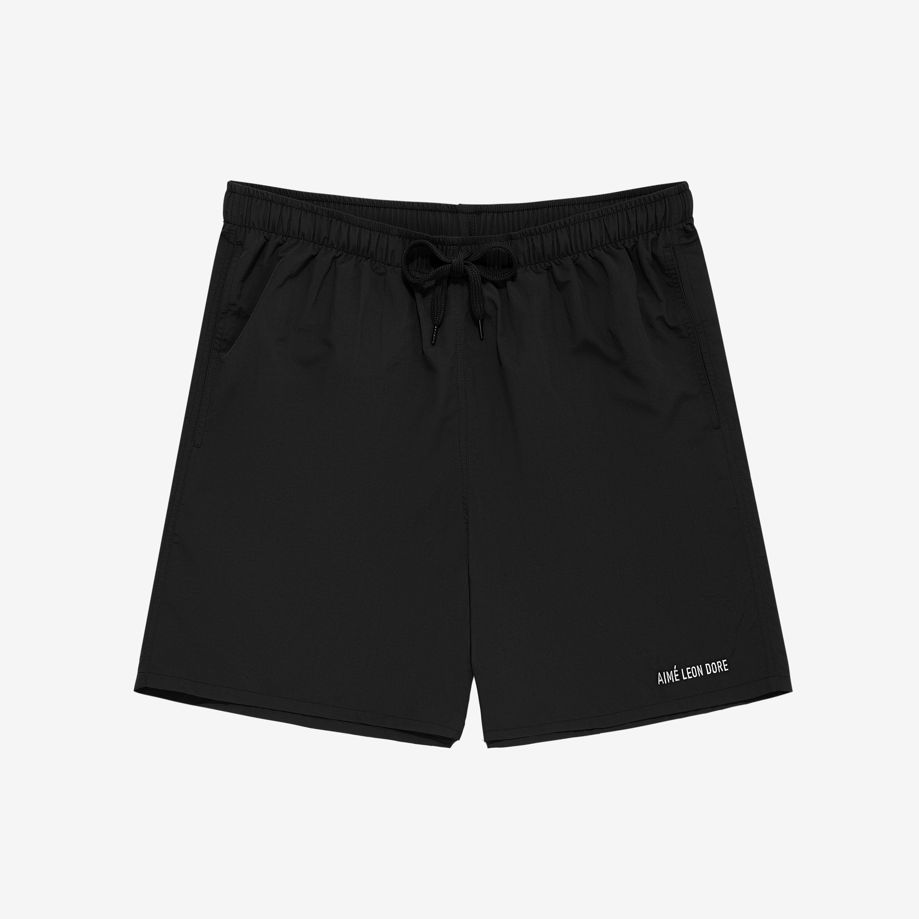 aim-leon-dore-core-nylon-short-black-shorts image 1
