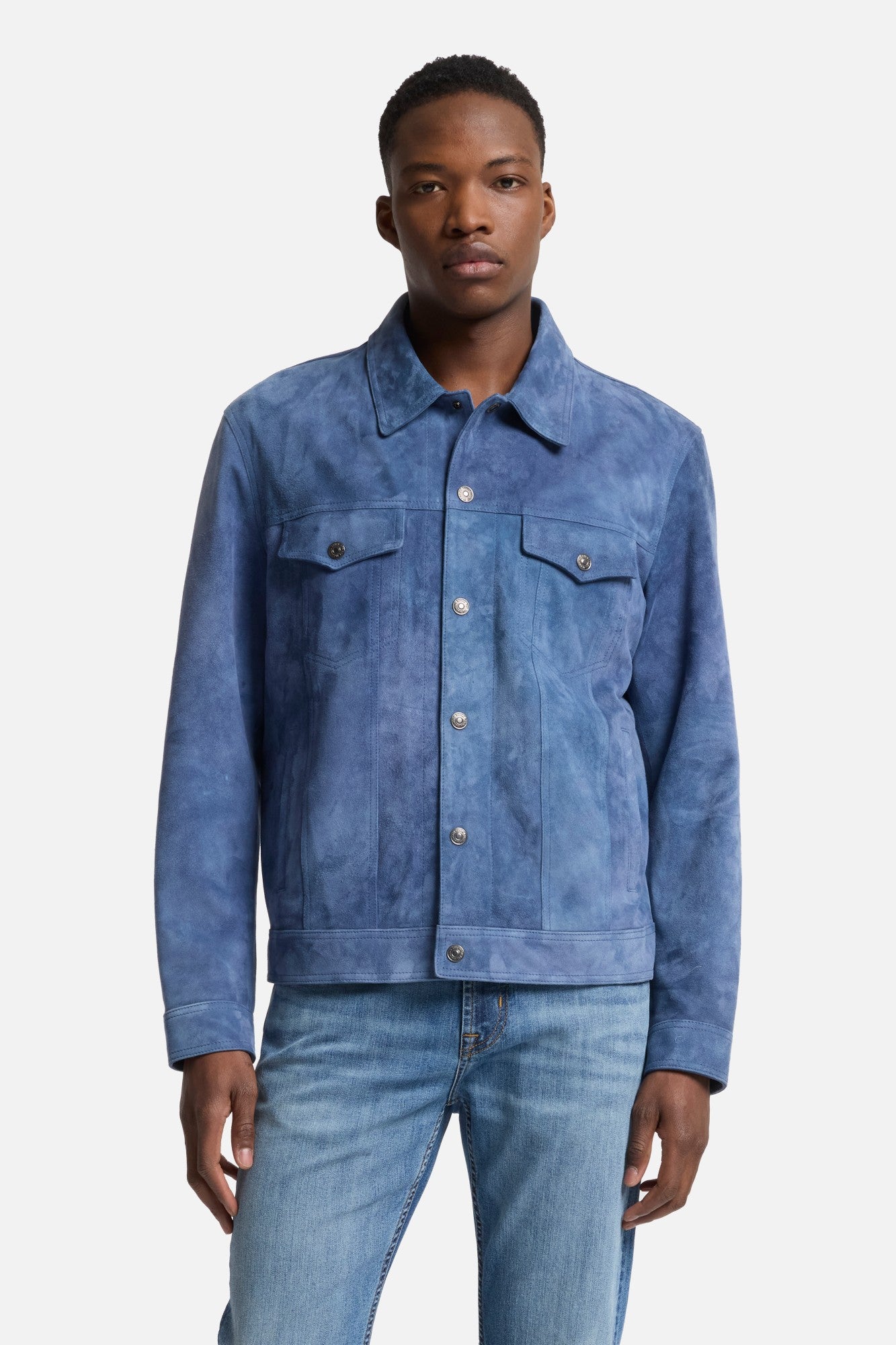 7-for-all-mankind-suede-trucker-jacket-dusty-blue-herren-lederjacke image 3