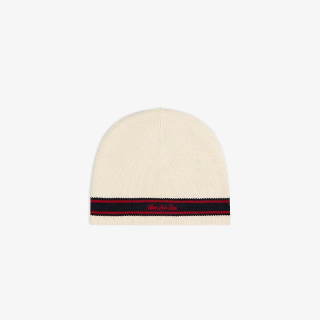 aim-leon-dore-stripe-knit-beanie-cream image 1