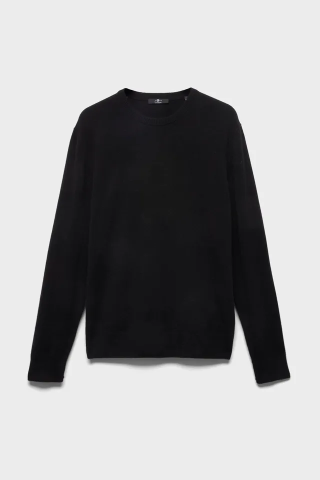 7-for-all-mankind-cashmere-crewneck-sweater-coal-herren-pullover image 1