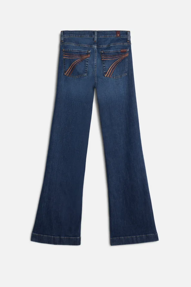 7-for-all-mankind-slim-illusion-dojo-rebellion-damen-flare-jeans image 1