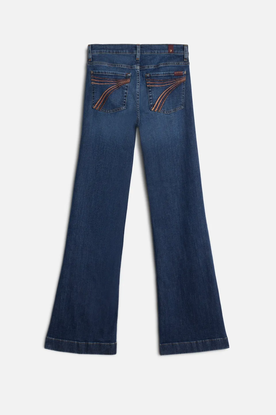 7-for-all-mankind-slim-illusion-dojo-rebellion-damen-flare-jeans image 1