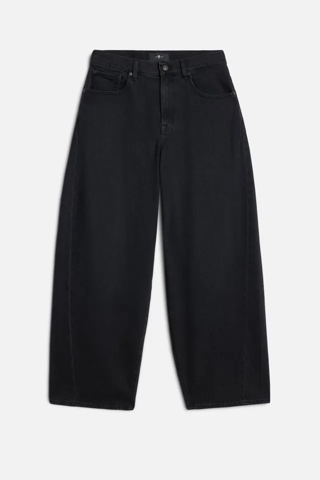 7-for-all-mankind-mankind-twisted-bonnie-barrel-leg-jeans-thunderstorm-damen-sch image 1