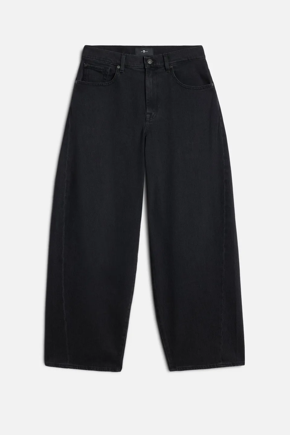 7-for-all-mankind-mankind-twisted-bonnie-barrel-leg-jeans-thunderstorm-damen-sch image 1