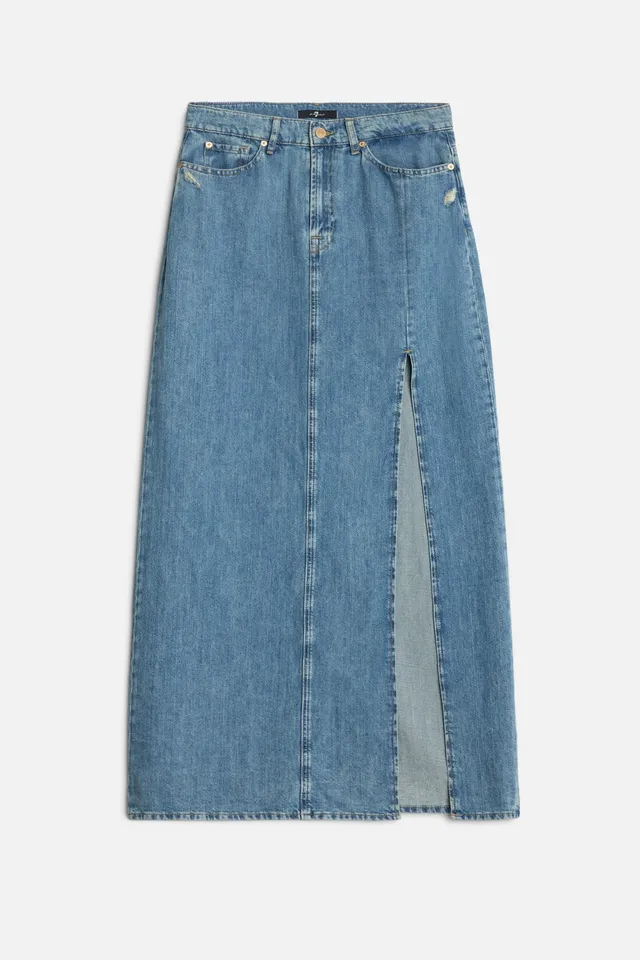 7-for-all-mankind-indigo-linen-maxi-skirt-arizona-damen image 1