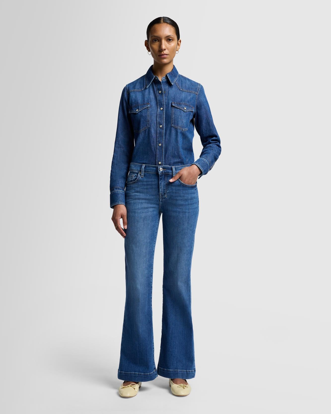 7-for-all-mankind-tailorless-dojo-in-marsh-damen-wide-leg-jeans image 2
