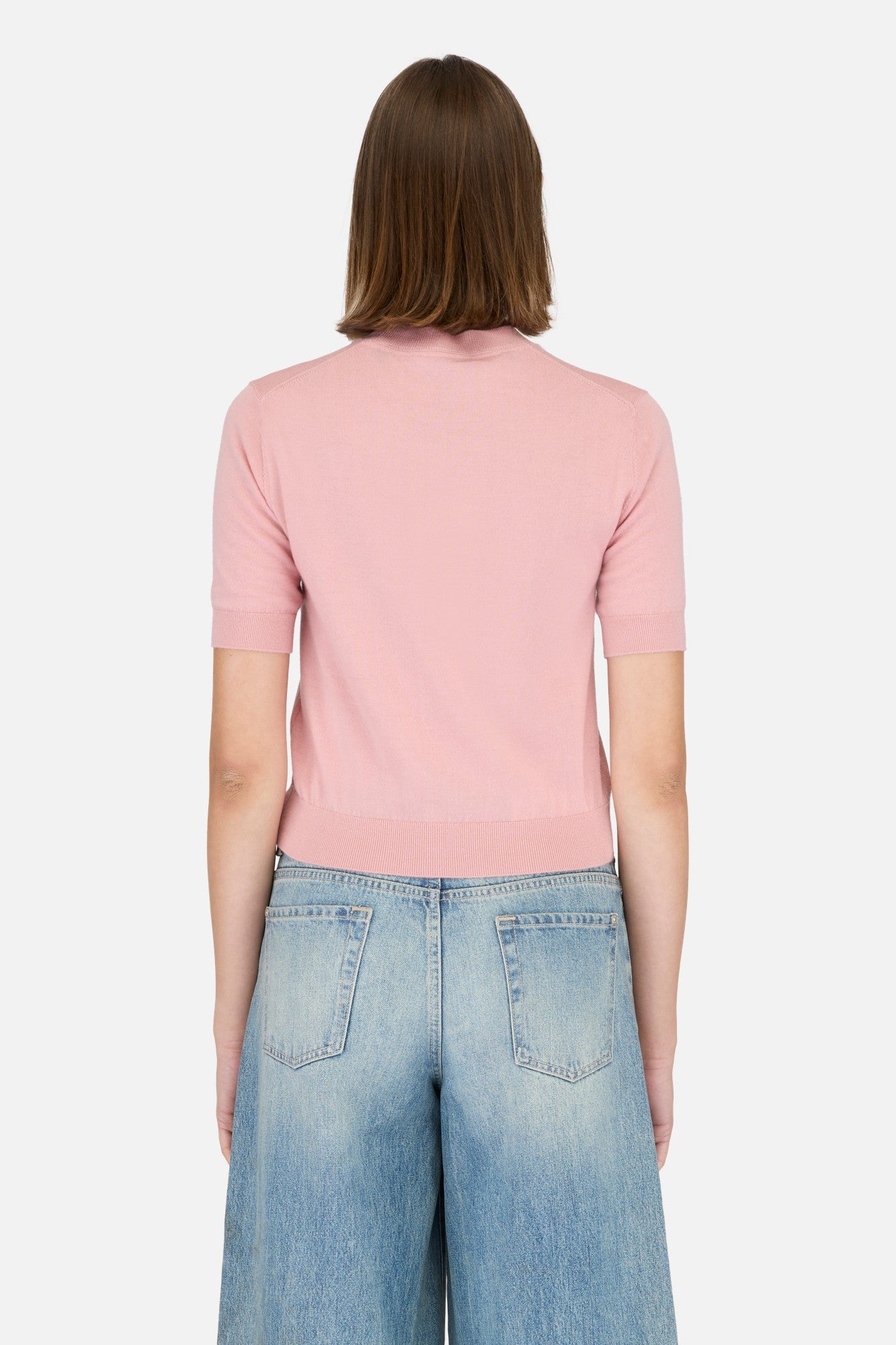 7-for-all-mankind-wool-kurzarm-pullover-pink image 5