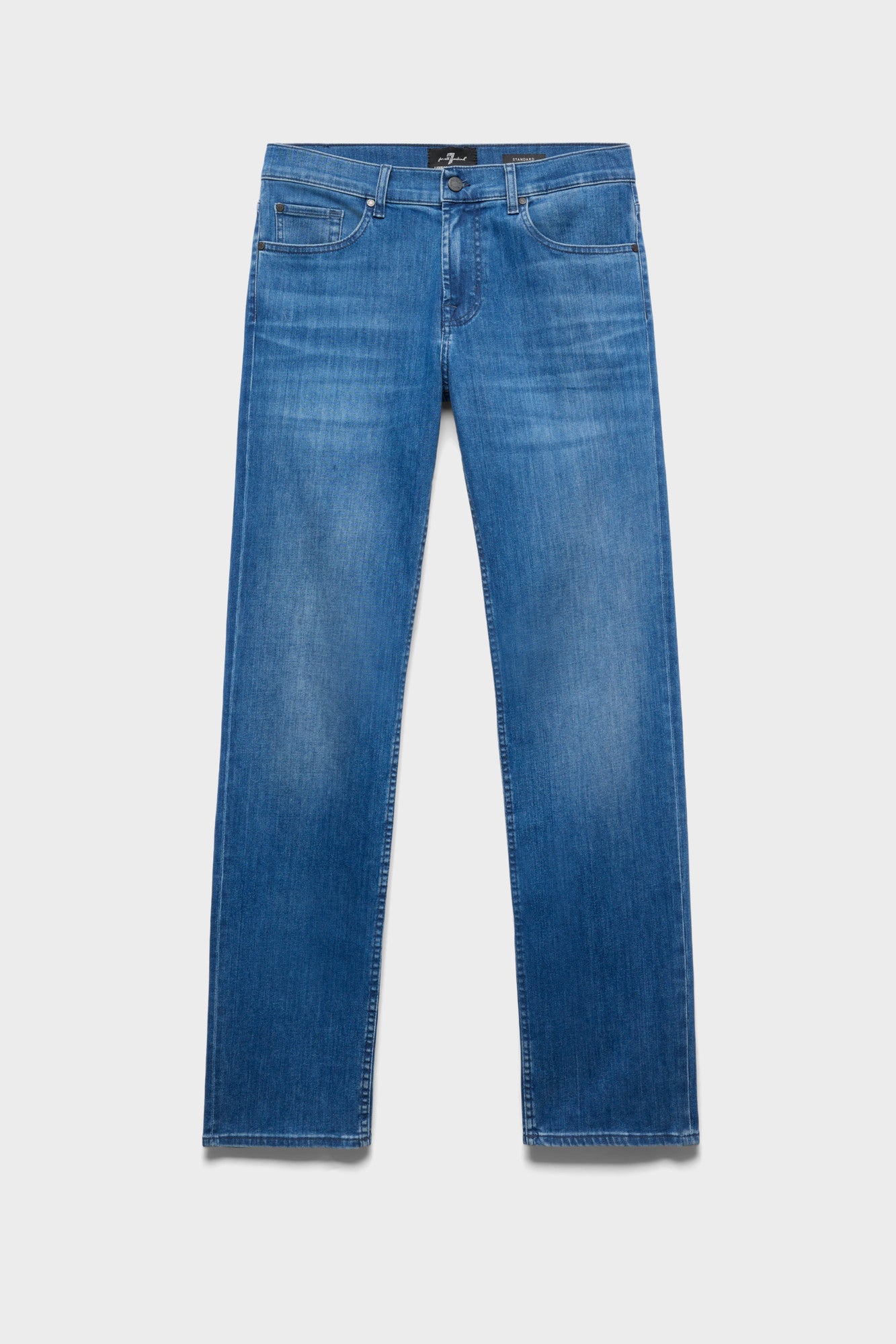 7-for-all-mankind-standard-straight-jeans-luxe-performance-in-mid-blue image 1