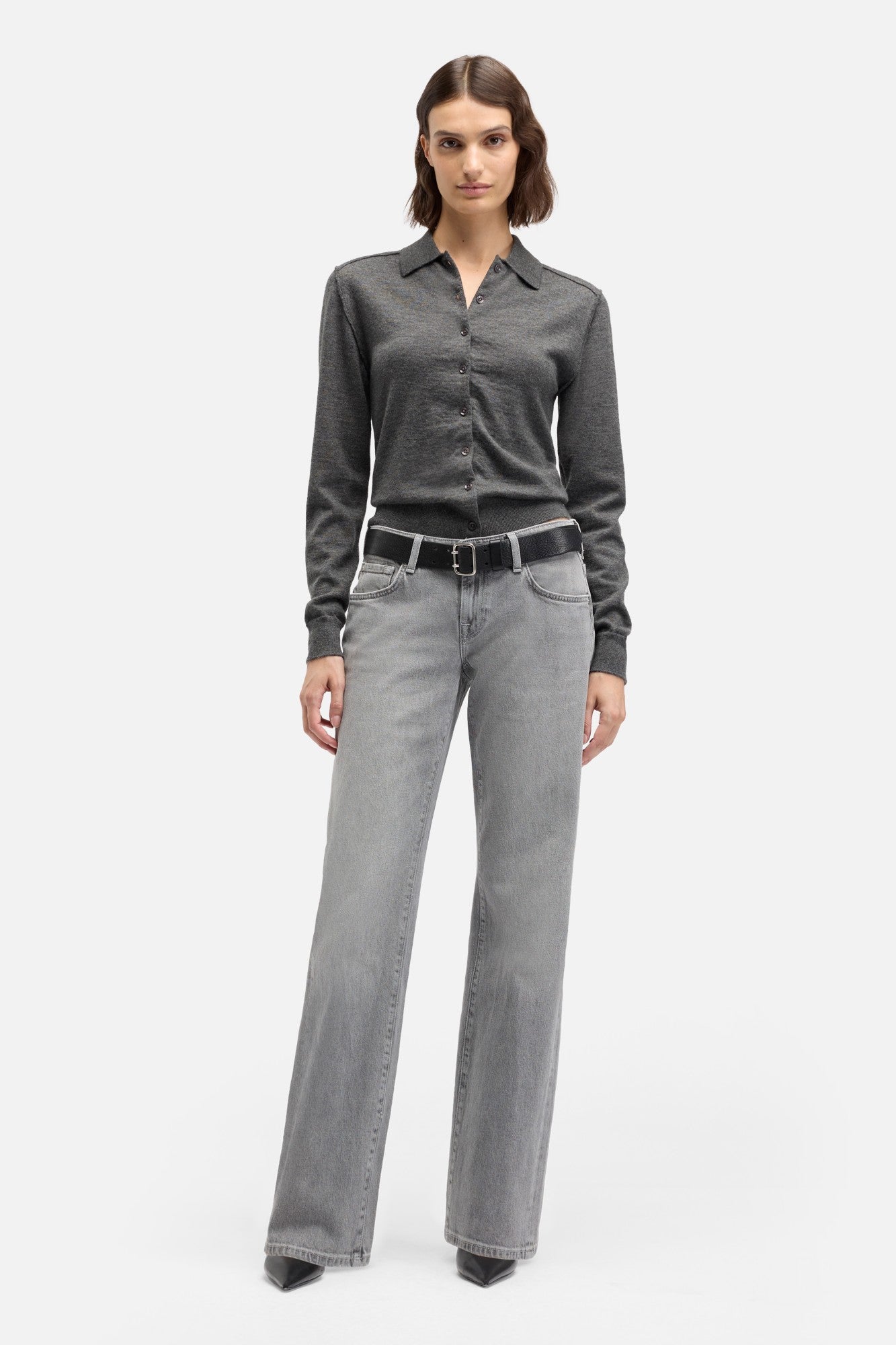 7-for-all-mankind-low-straight-damen-jeans-mankind-steel-grau image 2