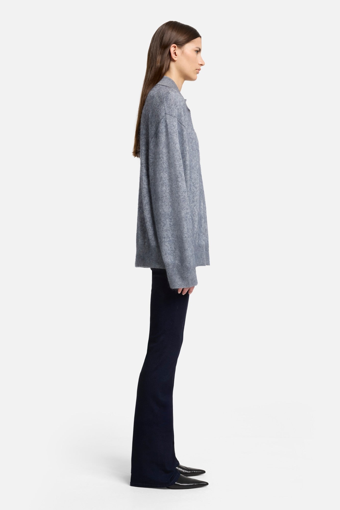7-for-all-mankind-cashmere-blend-fuzzy-polo-sweater-oversize-polo-in-grey image 6