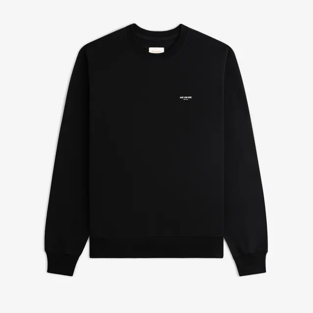 aim-leon-dore-micro-logo-crewneck-sweatshirt-schwarz image 1